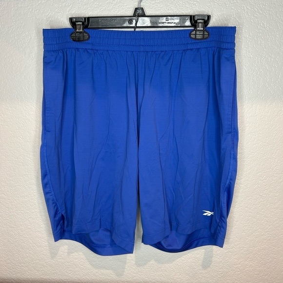 Bag256. NWT Mens Reebok Performance Speedwick Blue Shorts Sz XL - Picture 1 of 2